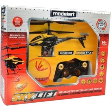 Modelart 4.5 Channel Helicopter with Lifting Winch - Yellow